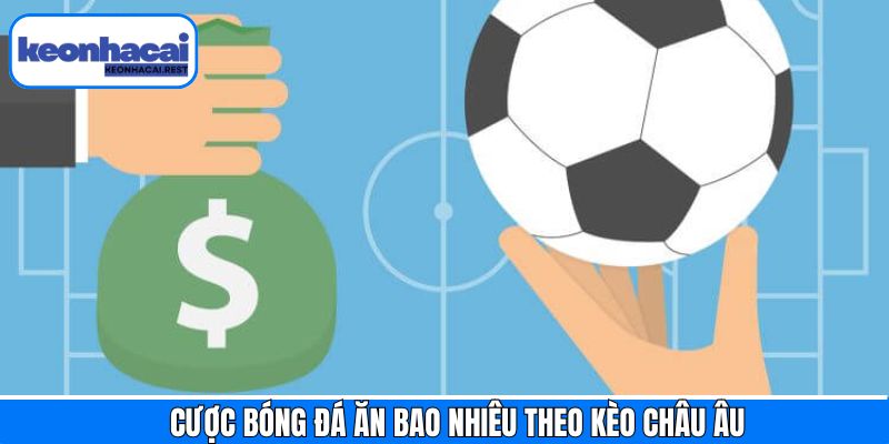 Cách tính tiền cược bóng đá ăn bao nhiêu trong kèo 1x2