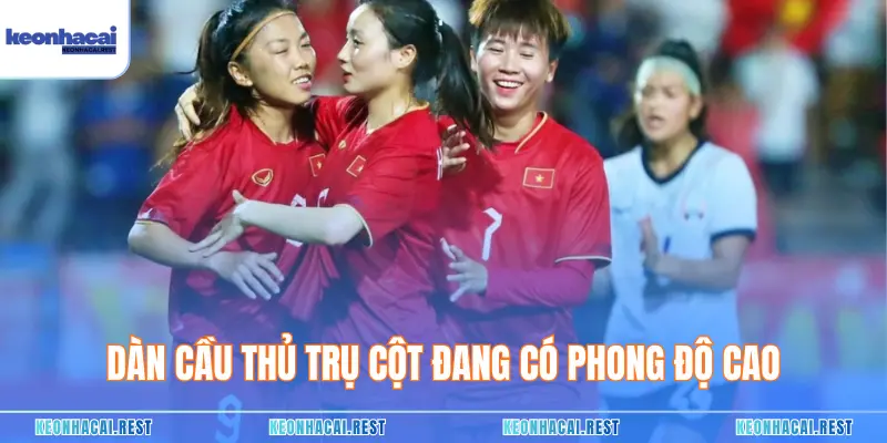 Dàn cầu thủ trụ cột đang có phong độ cao